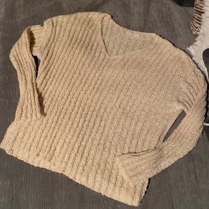 Oversized knit long sleeve